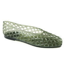 OEM������ɫ��óŮʿ�οչ�����ЬPVC͸��ˮ����Ь Flat Sandals