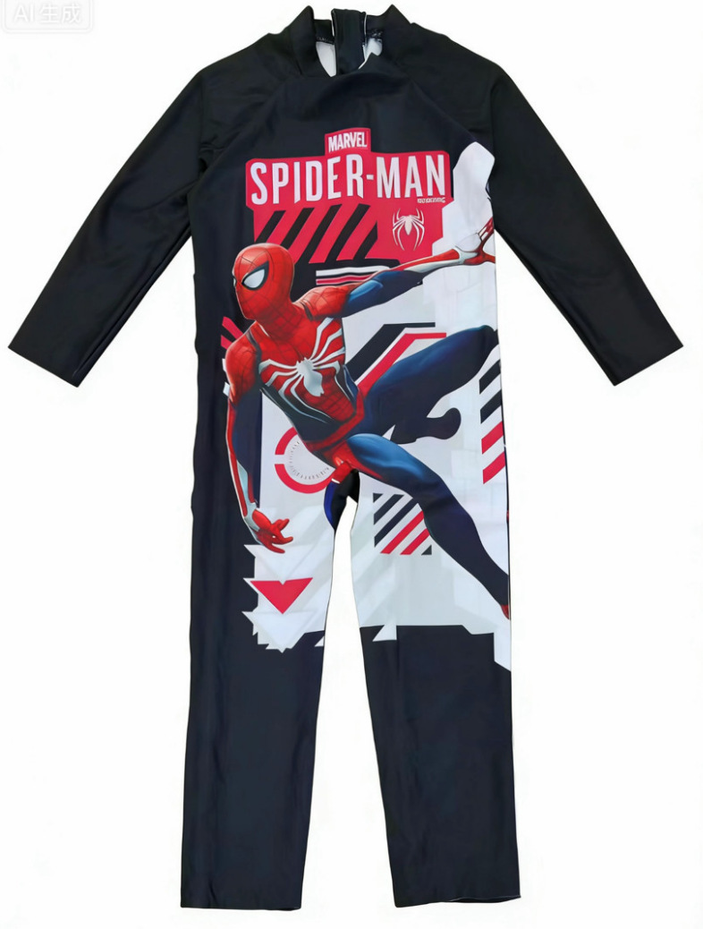 Traje de baño para niños de manga larga con protección solar de secado rápido, traje de buceo para bebés, traje de surf, venta al por mayor para niños image 14