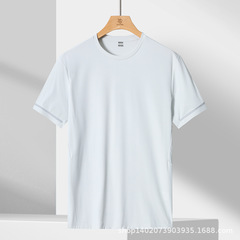 Tシャツ男氷糸半袖男tシャツ男氷糸男真氷糸運動半袖速乾フィットネス半袖男氷