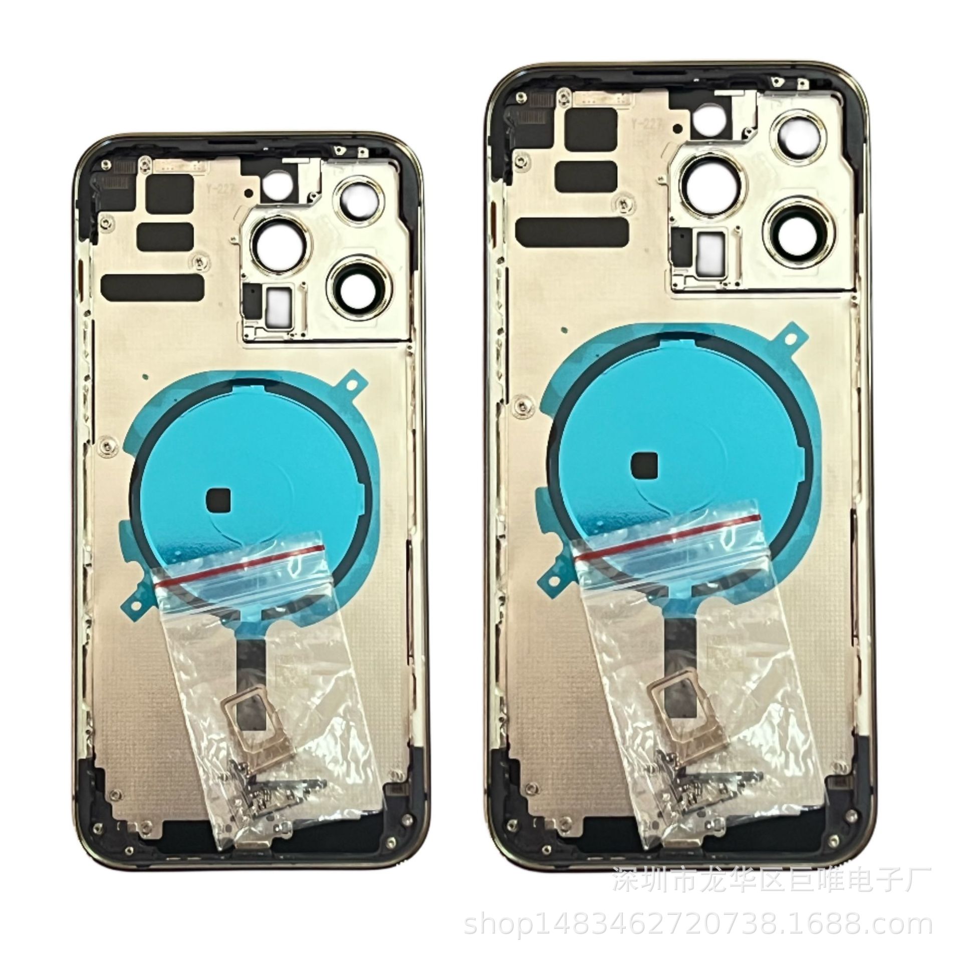 适用于苹果 8G/8PLUS/XR/X/12/11/12promax/中框后盖总成带排线机