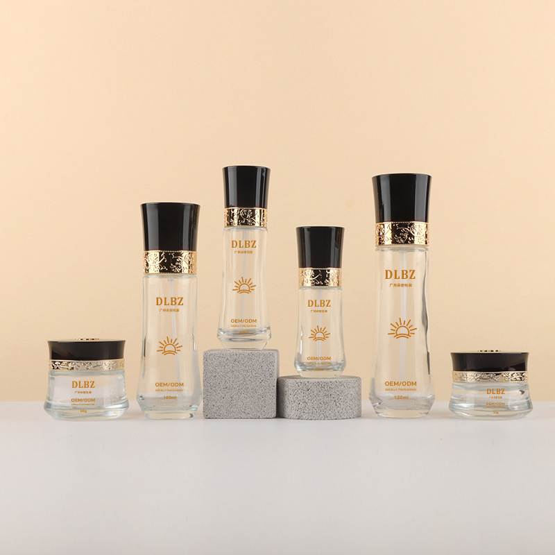 现货花边美人面系列化妆品套装乳液精华液爽肤水喷雾瓶护肤滴管瓶