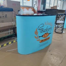 展架拍拍桌发光促销台快幕秀前台展示架