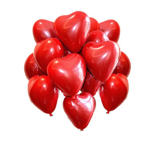 2024 new double layer ruby ​​red metallic balloon knot wedding scene decoration birthday party wedding