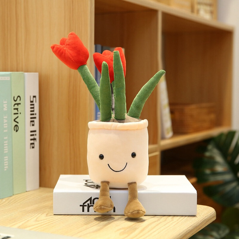 模擬植物人形水仙チューリップ楽しい鉢植えシリーズぬいぐるみ装飾装飾品在庫卸売|undefined