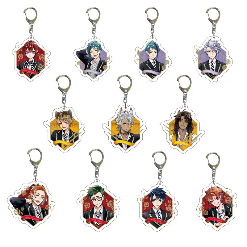 Acrylic keychain, backpack accessory, (Physicals)