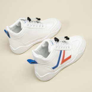 2025 New Spring and Summer Versatile Casual Shoes Lace-Up Round Toe Flats High-Top Shoes for Female Students Soft-Soled Non-Tiring Shoes