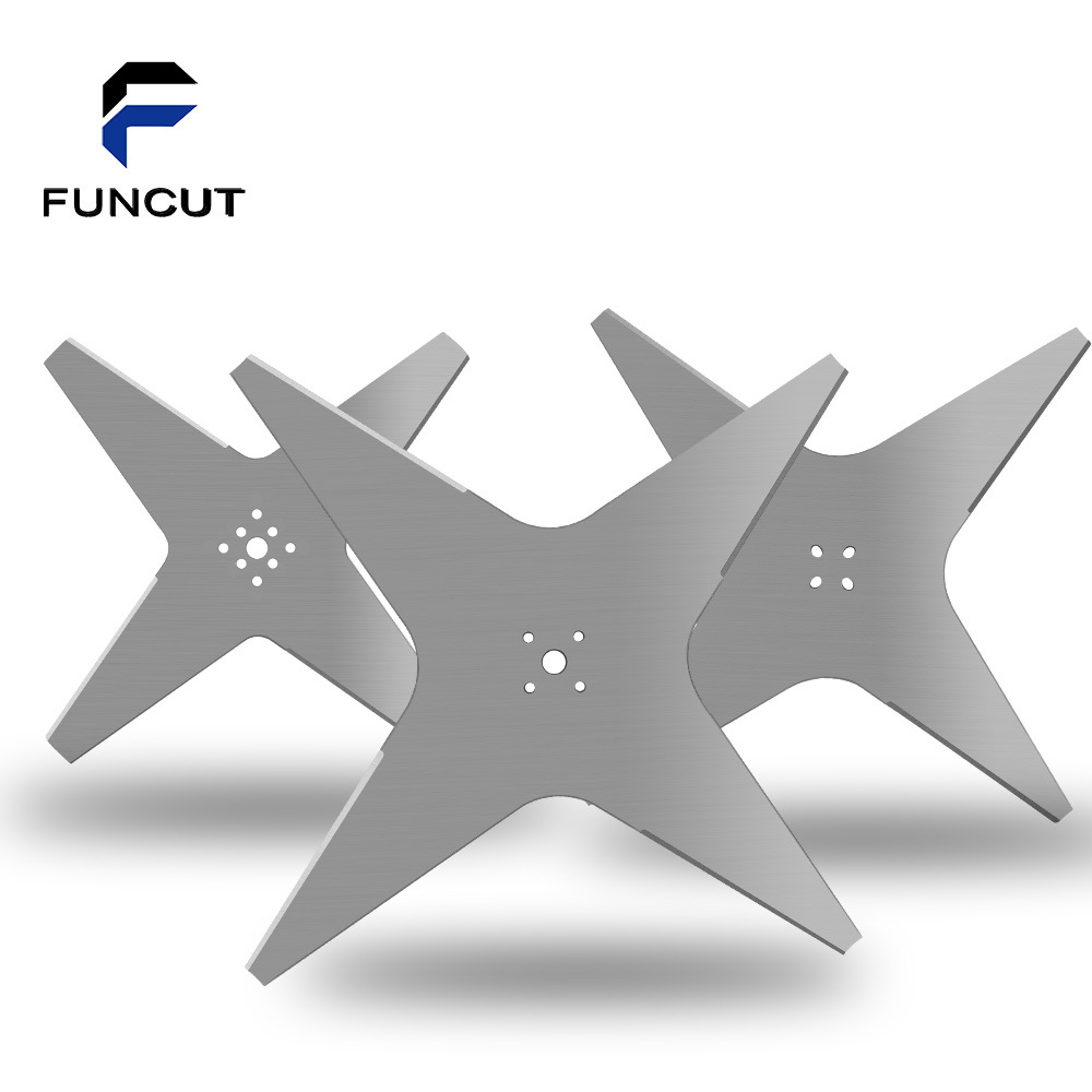 园林机械割草刀片 四页刀片 多尺寸可选 用于Stiga割草机