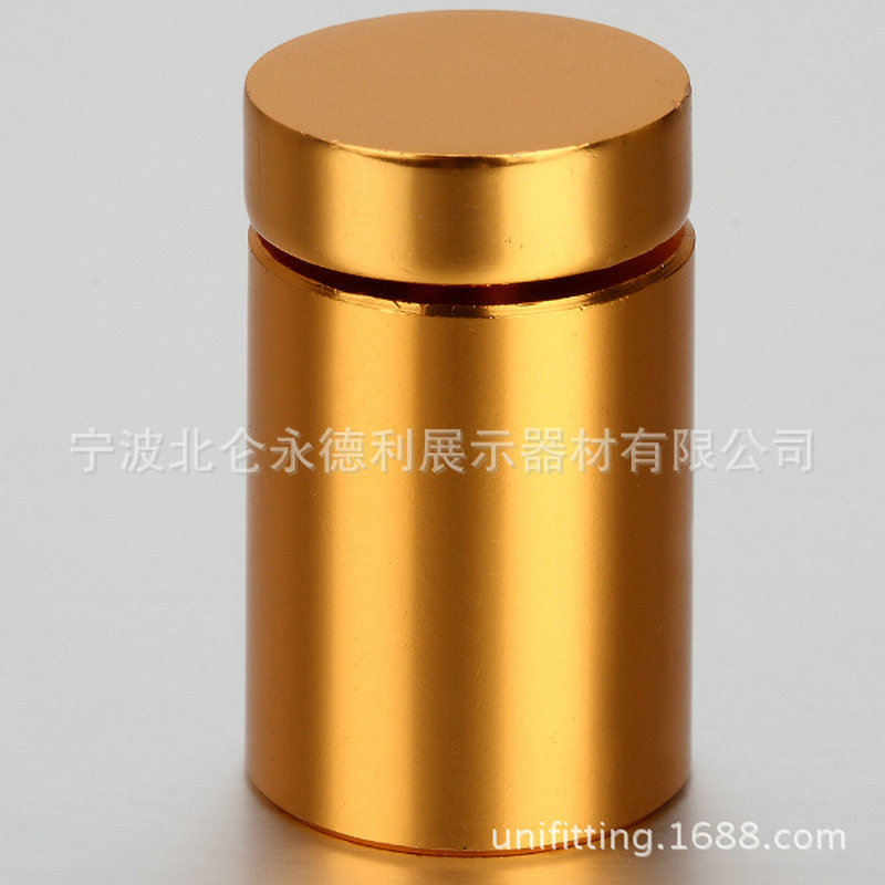 Tornillos decorativos de aluminio y acrílico – Clavos de cabeza plana para publicidad y soporte