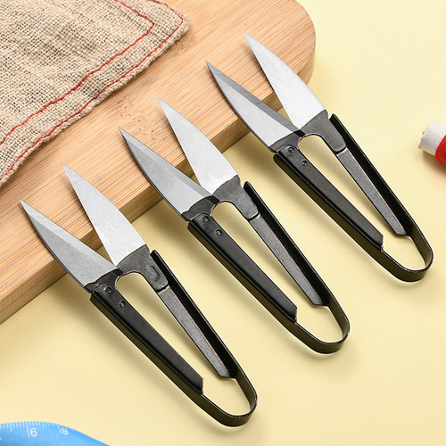Korean foreign trade classic small thread trimming scissors household sharp scissors handmade paper cutting office scissors yarn scissors