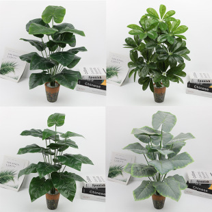 Nordic ins Artificial Flower Plant Fern Bundle Hotel Store Home Green Plant Landscape Arrangement Flower Arrangement Decoration