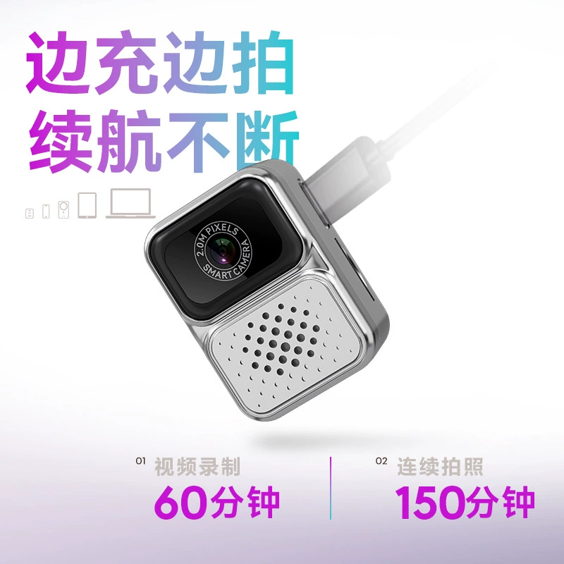 Small camera, necklace for traveling, accessory, videocamera, strap