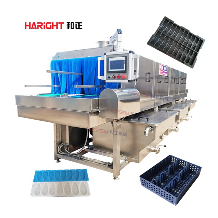 商用热碱水医疗框清洗机 喷淋式去油污塑料筐清洗机 全自动洗筐机