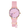 Fuchsia watch, cartoon pendant, quartz watches, simple and elegant design, wholesale