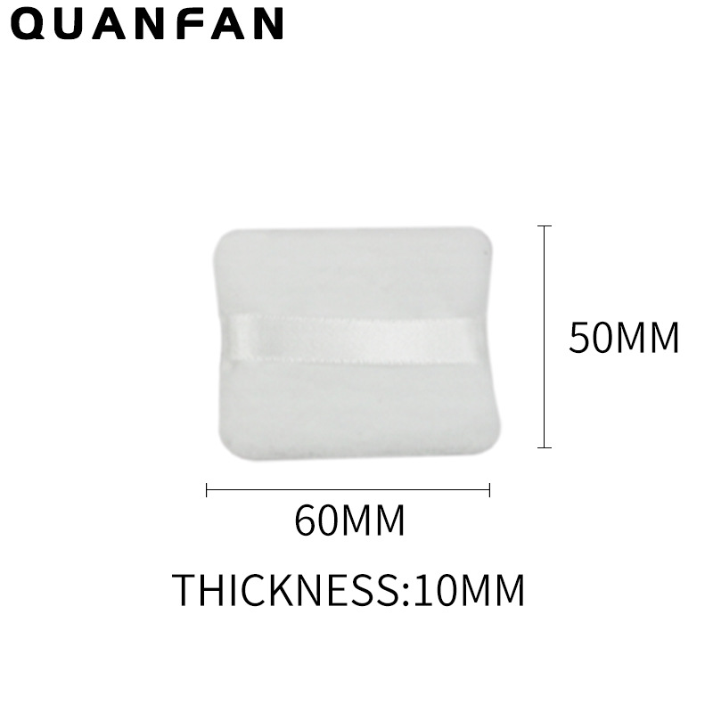 Suministro directo transfronterizo triángulo pequeño cuadrado redondo corazón melocotón polvo seco miel en polvo maquillaje multicolor material de pelo corto súper suave