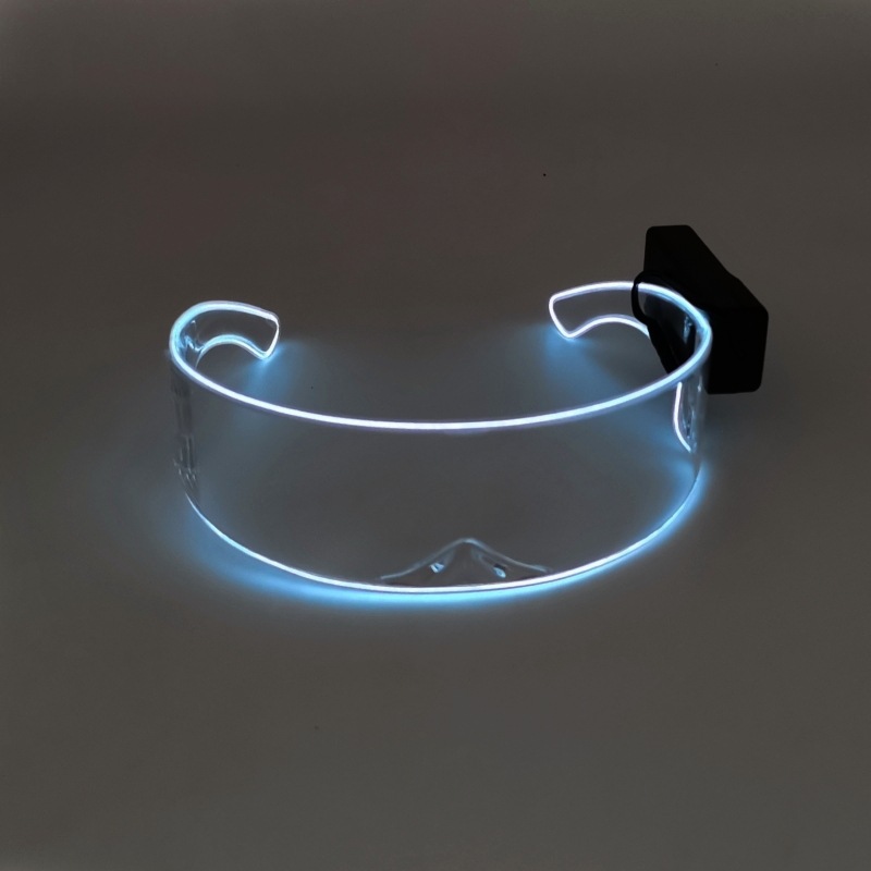 Gafas luminosas para discoteca transfronterizas de comercio exterior, divertidas, sensación tecnológica, para fotos, gafas de sol, para fiestas/bares, gafas de sol geniales image 14