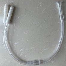 厂家批发供应鼻氧管三通连接头制氧机氧气三通管双人吸氧管