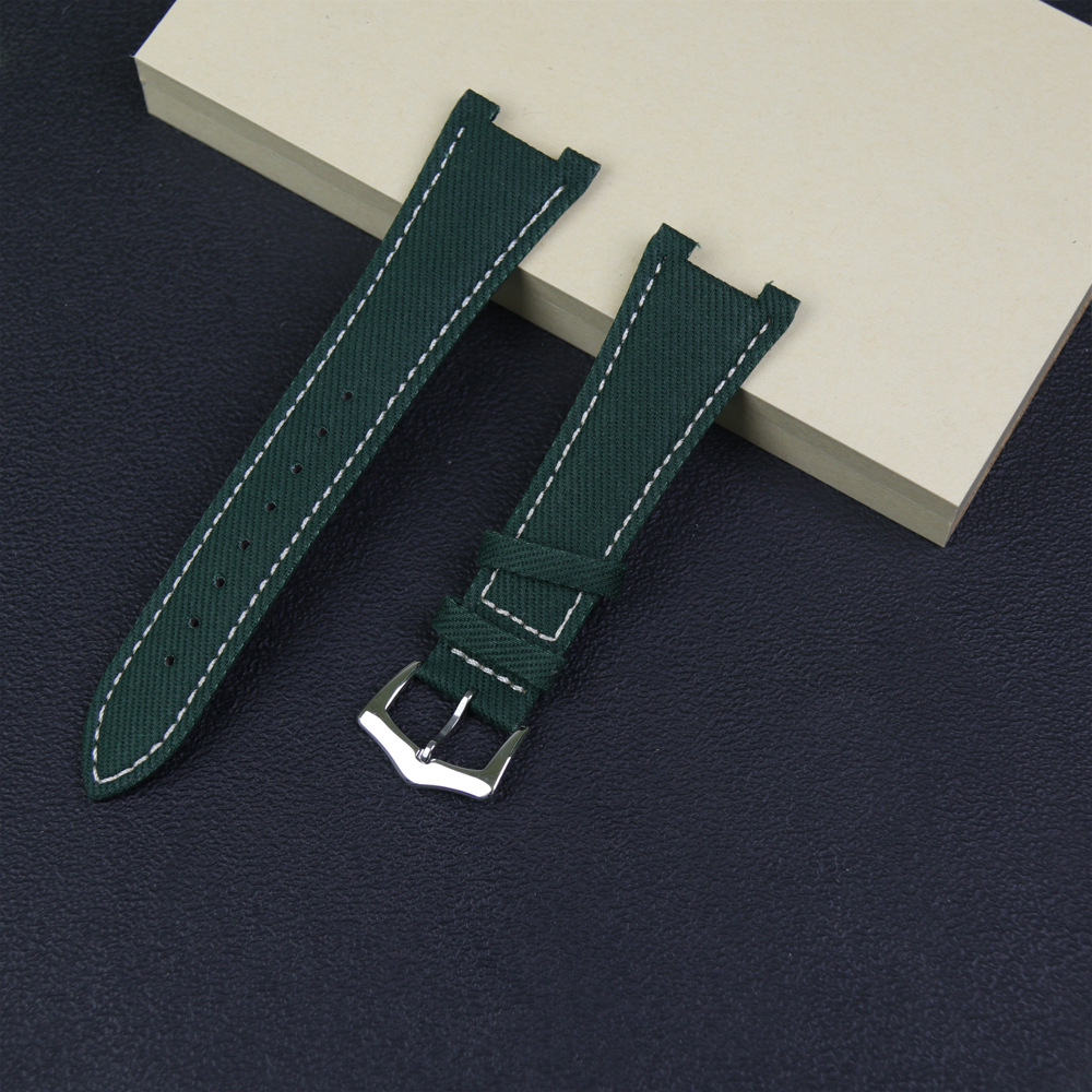 Sustitución de PP Patek Philippe Nautilus Gyalon tela de cuero 5711 / 5712 correa de reloj muesca