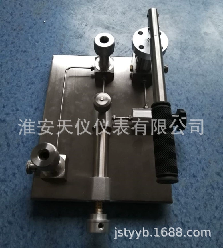 Настольный пневматический насос гарантия на три года ручная подача источника давления газа измеритель давления калибровочный стол для калибровки давления