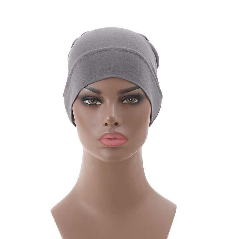 Muslimischer Hut, mehrfarbig, elastische Kappe aus merzerisierter Baumwolle_voghion.com