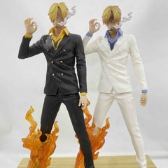 ワンピースgk夢幻山治白黒航海王文斯莫克香吉士フィギュア置物卸売り