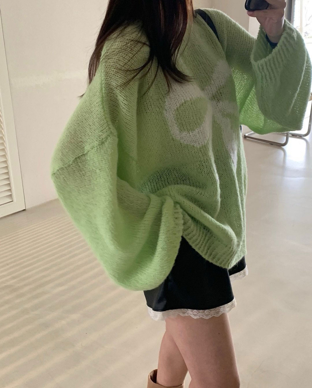 420g Weight Long Sleeve Sleeve Length Pullovers Placket Type Spandex, knit Fabric Type Long Top Length Knitwear Tops Type Daily Occasion Round Neck Neckline Loose Fit Type Bow Knot Pattern Spring, Autumn Season Women's Gender Casual, Elegant Style Wholesale Women's Casual Elegant Bow Knot Long Sleeve Sweaters & Cardigans 8