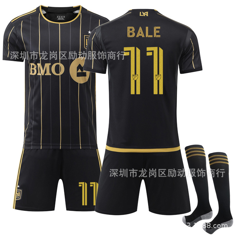 2025年大联盟足球服黑色9号吉鲁11贝尔洛杉矶FC球衣7号孙兴慜球衣|undefined