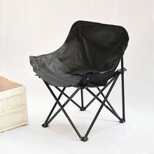 便携折叠月亮椅户外露营装备靠背马扎一秒折叠凳钓鱼椅躺椅