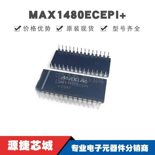 MAX1480ECEPI+ ֱ��DIP-28 ���x�� RS-485/RS-422�����ӿ�оƬ