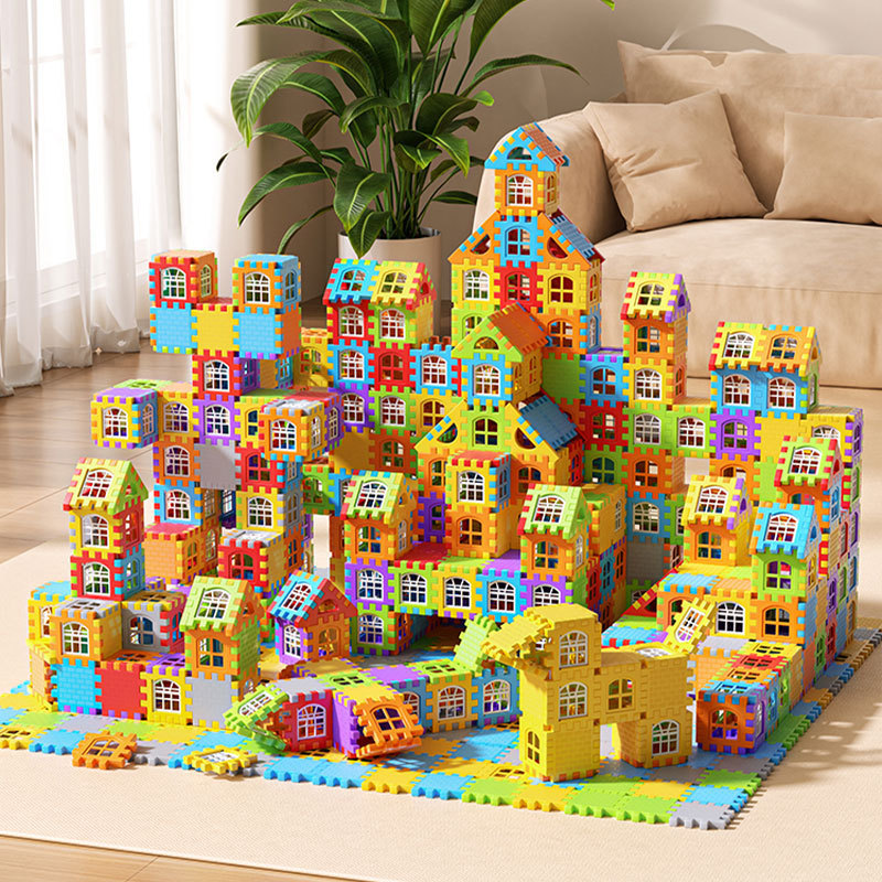 New Puzzle Building Blocks for Children, Kindergarten Toys for Boys and Girls, Pretend Play for Ages 3-6