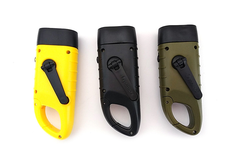 Cross-border hand-cranked flashlight, solar flashlight, emergency flashlight, mini flashlight, emergency bag flashlight pic 8