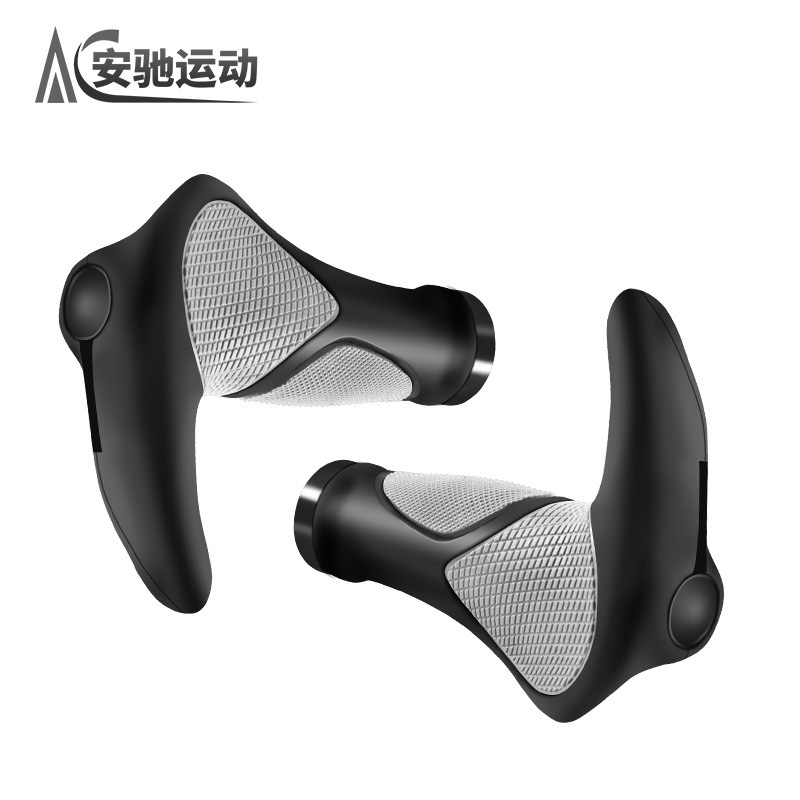 Mountain Bike Handle Cover Horn Rubber Vice Handle Shock Absorbing Universal Bicycle Handle Cover Horn Handle Cover Accessories