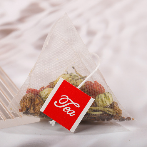 Chrysanthemum, cassia seed tea, triangular bag, cassia seed, burdock root, wolfberry, honeysuckle, edible osmanthus, substitute scented tea