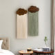 Cross Border Wood Panel Tassel Clouds Cotton Rope Tapestry Bohemian Handmade Living Room Bedroom Background Wall Tapestry