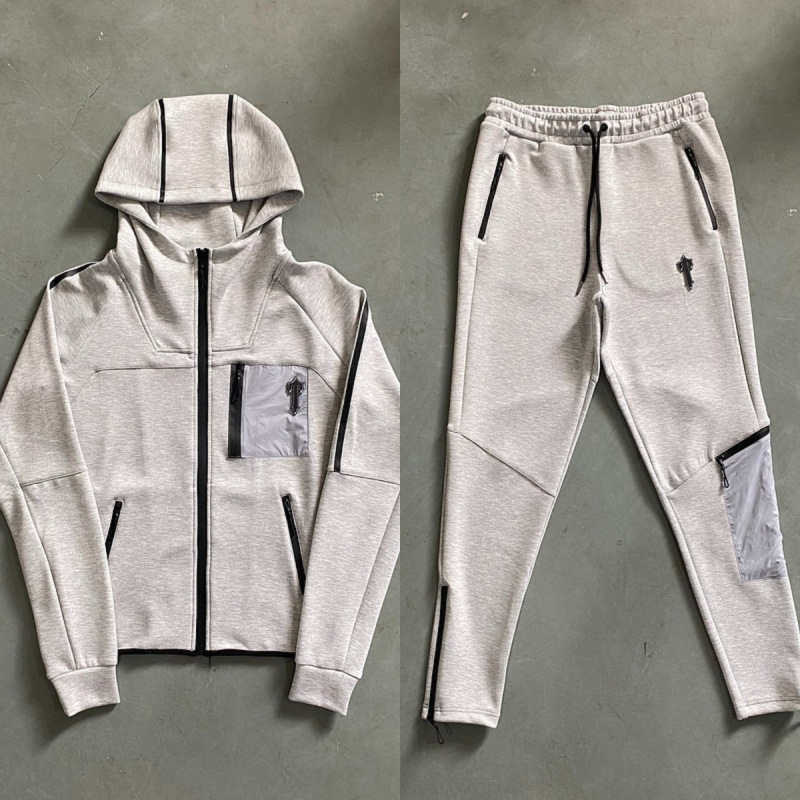 2025Trapstar Sweatshirt Sportswear Zipper Jacket Suit Arched Letter Embroider Ukdripdrill Men