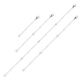 合金延长链 龙虾扣加尾链调节链 DIY饰品延长链简约项链配饰批发