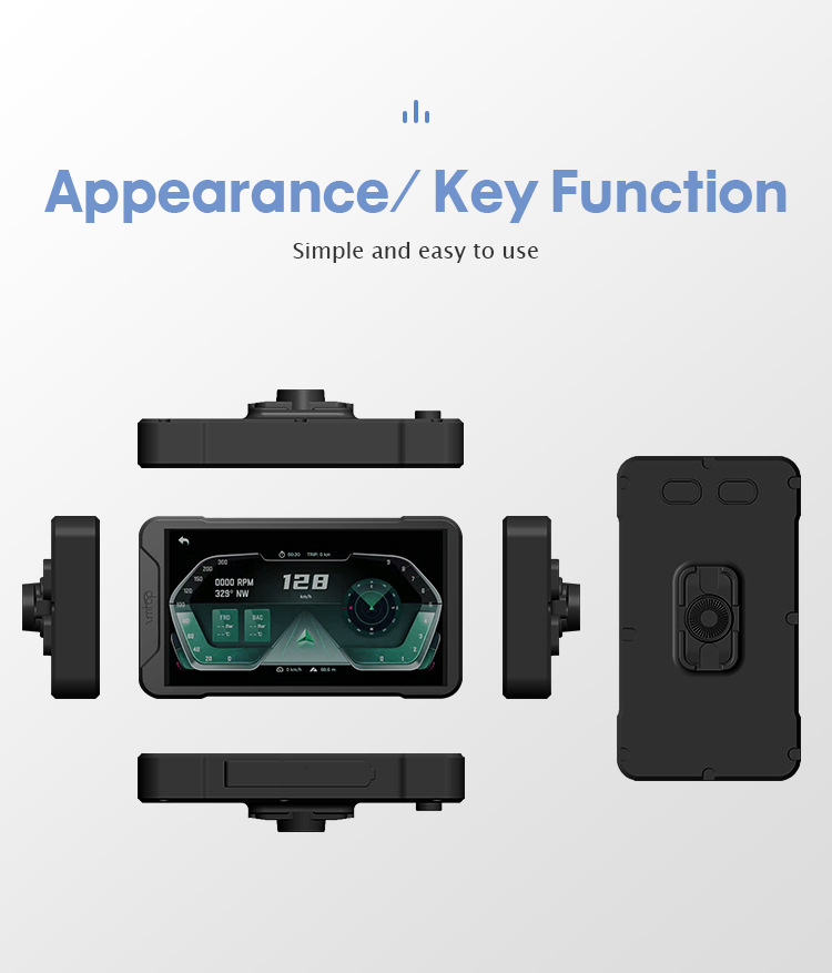 Motorcycle locomotive smart car machine cast screen driving recorder carplay suitable for Android Apple Hongmeng