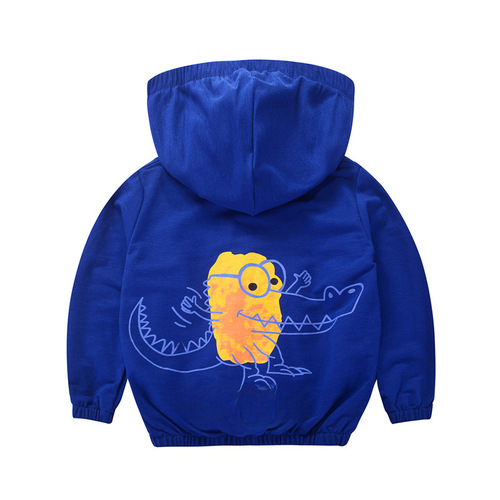 Betop Kids' New Korean Style Coat Children's Suncoat Thin Version Korean Style Cartoon Boys' Hooded Coat Dropshipping