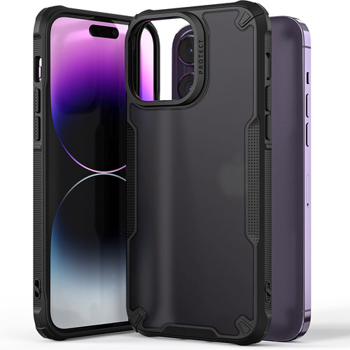 K9 Shockproof Case | Compatible with Apple iPhone 15, Skin Texture iPhone 16 Anti-Slip Diamond Protective Case