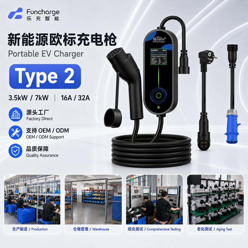 European standard type 2 new energy vehicle charging gun for electric cars, BYD portable on-board charger 3.5/7kw European standard type 2 new energy vehicle charging gun for electric cars, BYD portable on-board charger 3.5/7kw