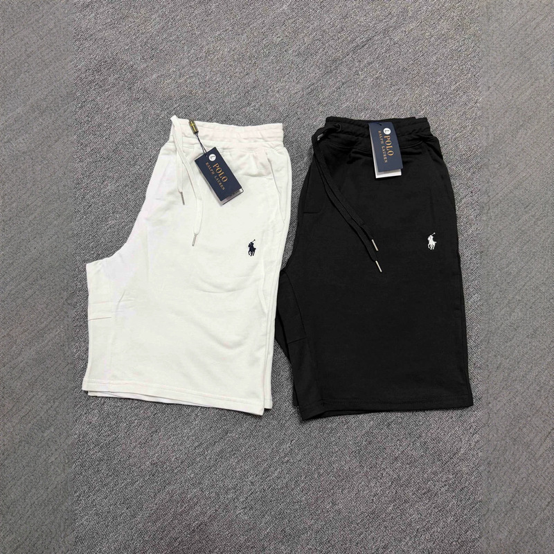 Cross-Border New Style Polo Pony Embroidered Drawstring Men's Shorts Summer Sports Casual Loose Shorts