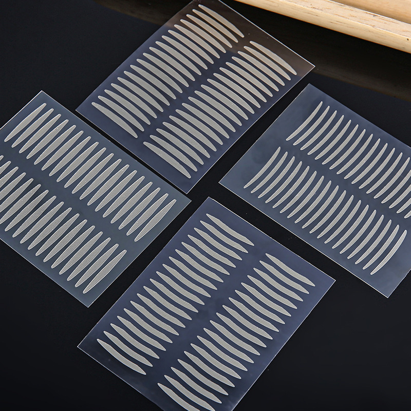 クールを塗って裸の二重まぶたのために自然なステルスの中の大きい目に化粧しやすいオリーブの片面の接着剤のアイパッチを貼ります。|undefined