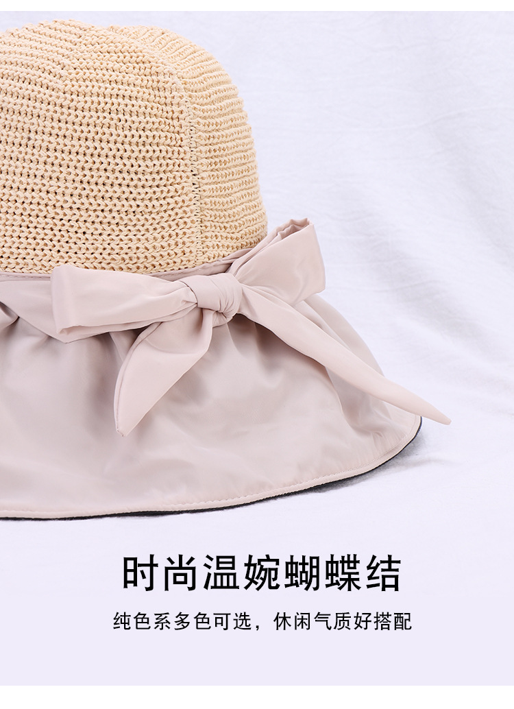 黑胶蝴蝶结盆帽-详情_12