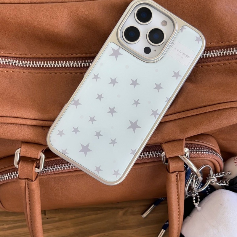 Epoxi gyanta telefon tok csillag tervezés kék galvanizált él az Apple számára