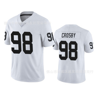 Nfl Football Jersey Raiders 98 White Raiders Maxx Crosby Jersey