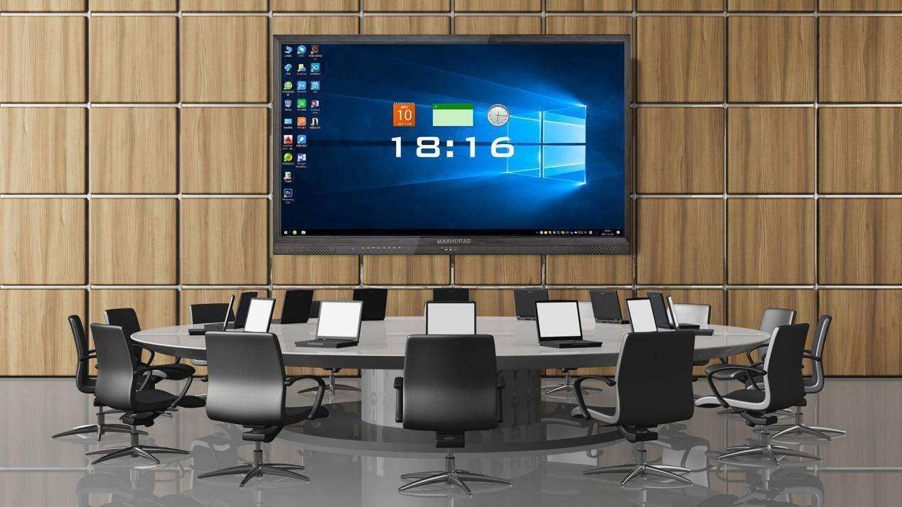 如新高亮85寸会议智能平板办公室触摸一体机整机广告机液晶显示屏