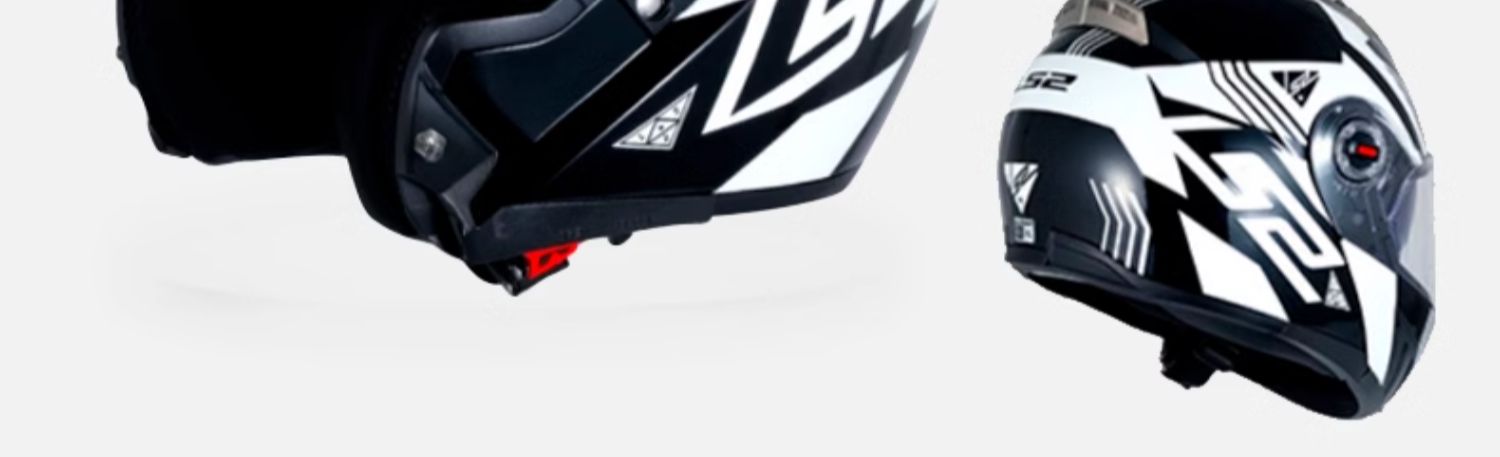 Flip-Up Motorcycle Helmet Men's Four Seasons Half Helmet Riding Summer Breathable Full Helmet 3C Electric Vehicle Women FF370