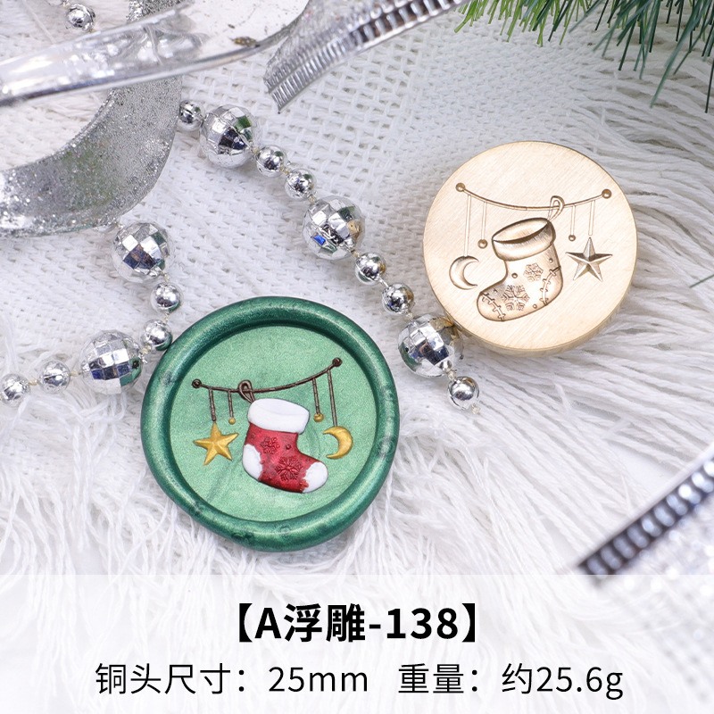 Color europeo pintura de fuego sello cabeza elk muñeco de nieve serie de navidad en relieve tarjeta de felicitación de navidad sobre sellado regalo de víspera de navidad