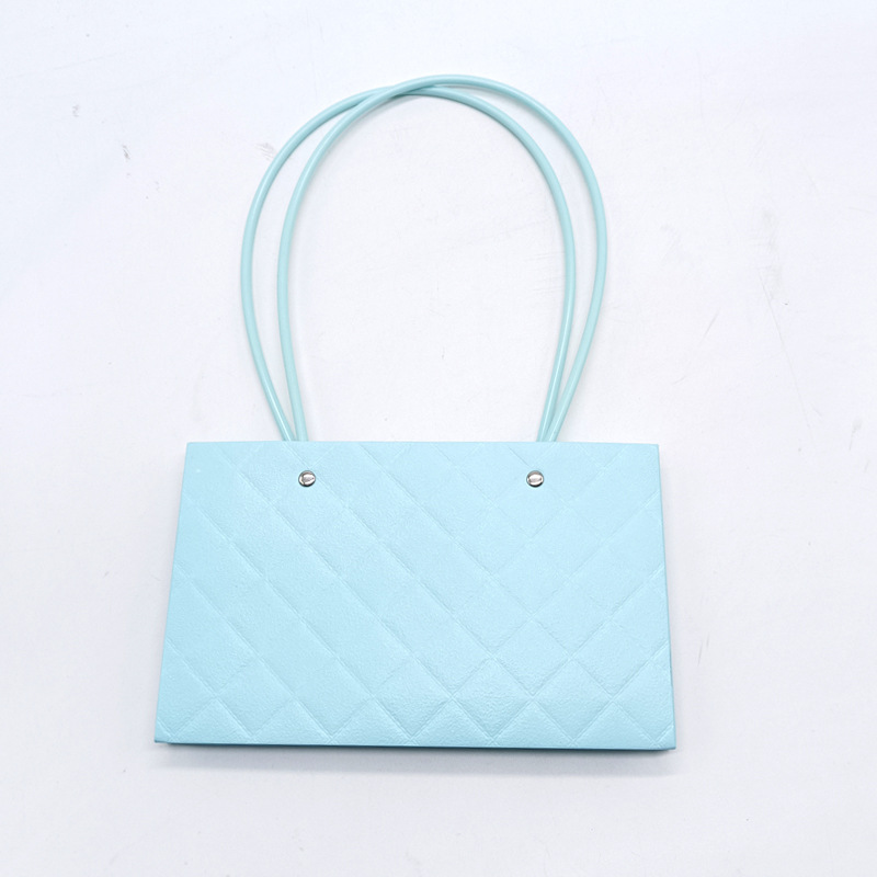 Bolsa de papel kraft caja de flores Portátil Bolsa de mano de embalaje caja de flores bricolaje arreglo floral cesta 38 flor arte clase bolso