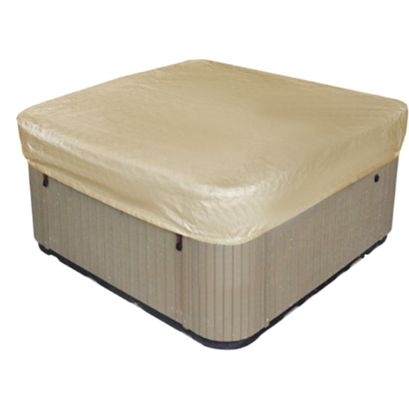 Cubierta para bañera de tela Oxford para exteriores, cubierta antipolvo para piscina o bañera de patio, cubierta doméstica anticaídas de hojas, impermeable y duradera