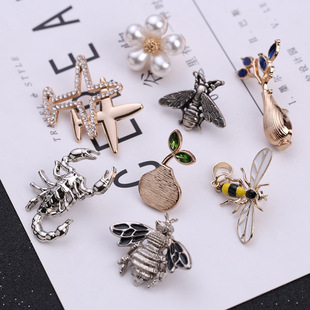 ‌ Bee Brooch Women's New Hot Selling Internet Celebrity Alloy Pin Accessories Korean Style Fashion Jacket Bag Decoration